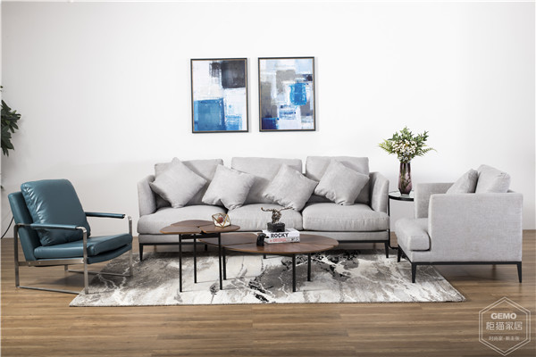 皮布組合式沙發