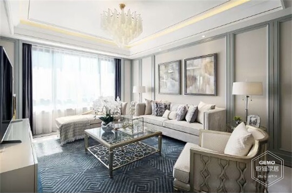 美式輕奢風(fēng)|客廳設(shè)計