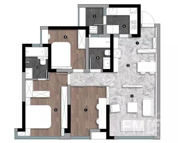 現代風格戶型設計