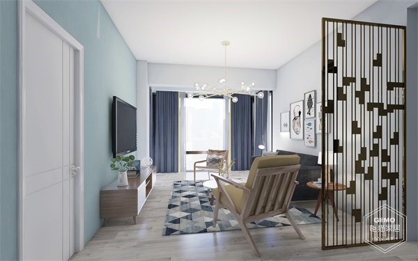 客廳裝修輕奢風