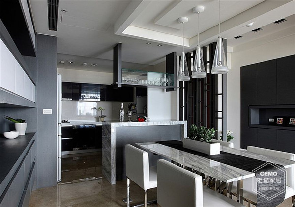 開放式廚房隔斷設計