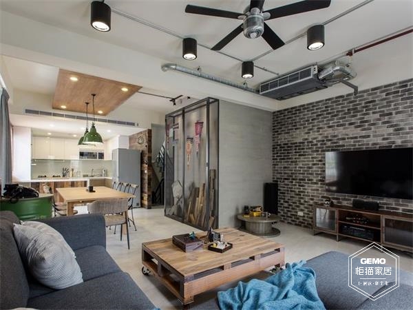 工業風格效果圖