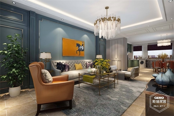 現代輕奢風裝修圖片